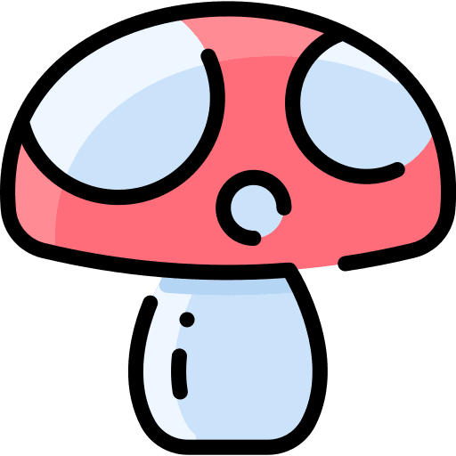 Mushroom nature muscaria fungi icon