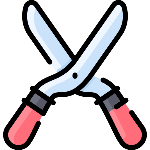 Shear agriculture pruning tools and utensils icon