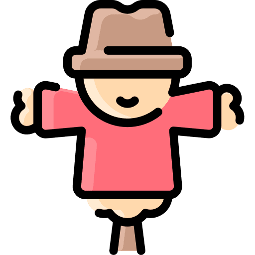 Scarecrow character scarecrow rural icon Scarecrow character scarecrow rural icon