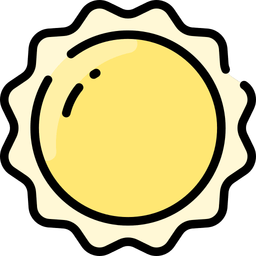 Sun summer holidays nature icon Sun summer holidays nature icon