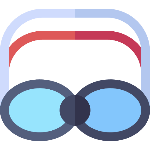 Goggles skiing sport sports and competition icon