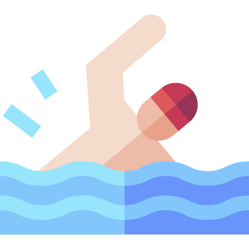 Swimming wave swimming pool pools icon