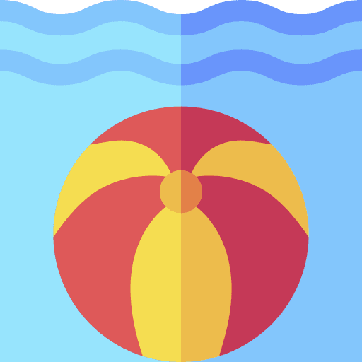 Beach ball summer holidays sports and competition icon Beach ball summer holidays sports and competition icon