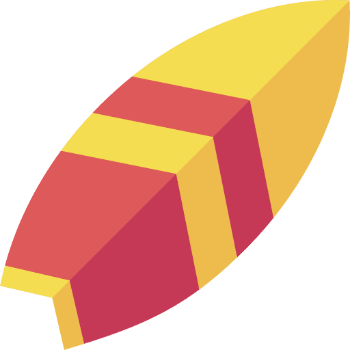 Surf sports and competition equipment surfboard icon Surf sports and competition equipment surfboard icon