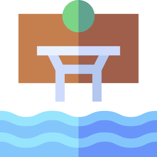 Water basketball hoop sports and competition basket icon Water basketball hoop sports and competition basket icon