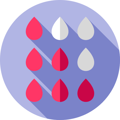 Menstruation healthcare and medical drop blood icon