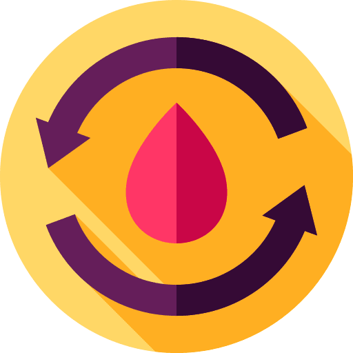 Menstruation healthcare and medical drop blood icon Menstruation healthcare and medical drop blood icon