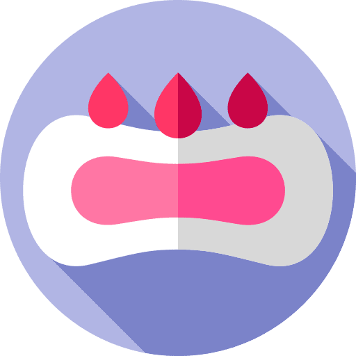 Menstruation sanitary towel drop menstruation icon