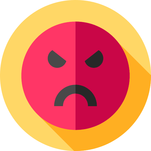 Angry expression smileys emoji icon Angry expression smileys emoji icon