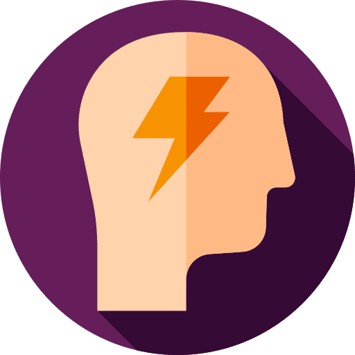 Headache stroke user brain icon Headache stroke user brain icon