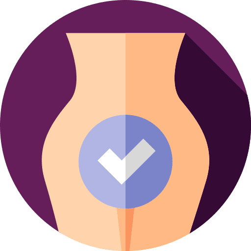 Protected healthcare and medical check menstruation icon Protected healthcare and medical check menstruation icon
