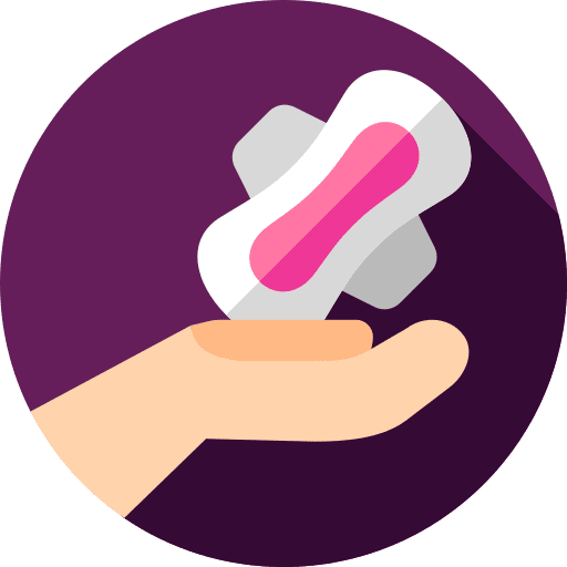 Sanitary pad healthcare and medical sanitary napkin sanitary pad icon Sanitary pad healthcare and medical sanitary napkin sanitary pad icon
