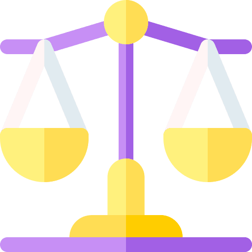 Law scale law justice scale icon