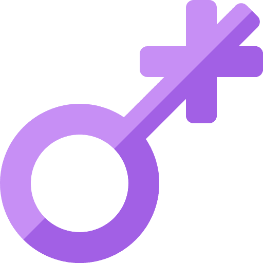 Genderqueer male sex female icon