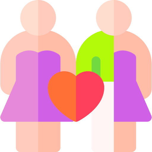 Married men marry couple icon