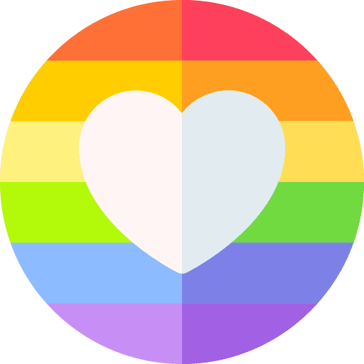 Rainbow flag flags rainbow flag love and romance icon