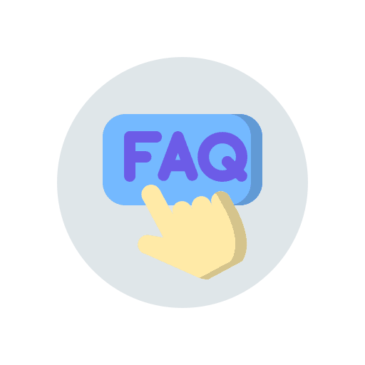 Faq information faq seo and web icon