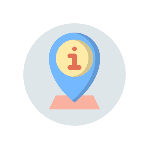 Location information location gps icon