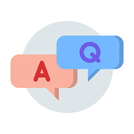 Qa bubble speech communications qa icon
