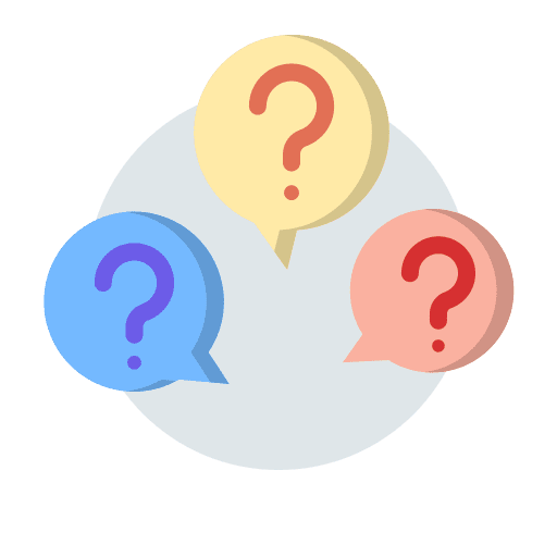 Question mark information question support icon