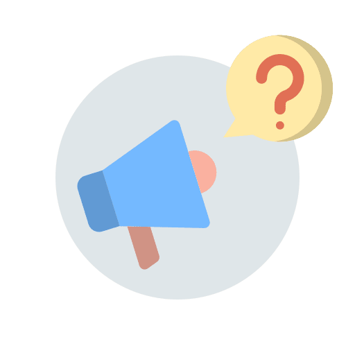 Question problem communications information icon Question problem communications information icon