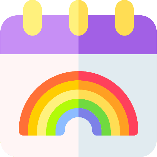World pride day world pride day time and date day icon