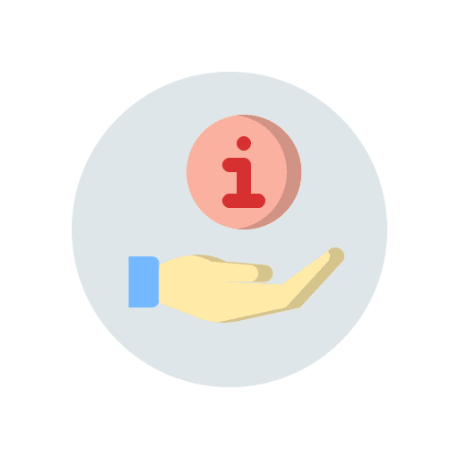 Information bubble support user icon Information bubble support user icon