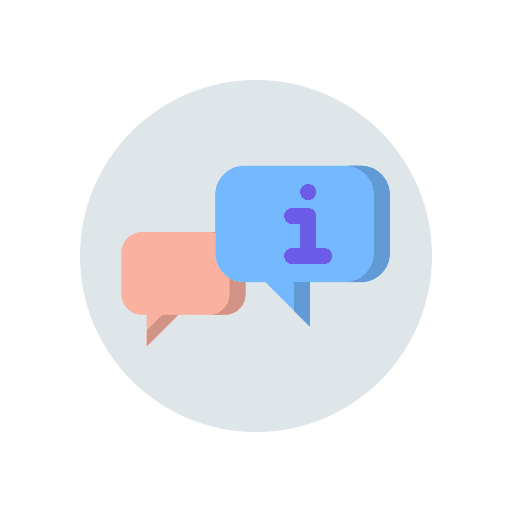 Information support bubble speech communications icon Information support bubble speech communications icon
