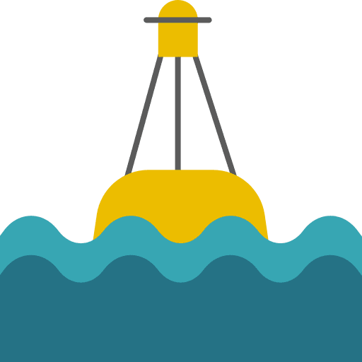 Buoy floating signaling sea icon Buoy floating signaling sea icon