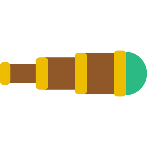 Spyglass miscellaneous vision telescope icon Spyglass miscellaneous vision telescope icon