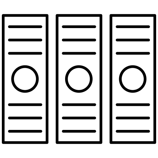 Archive files and folders document archive icon