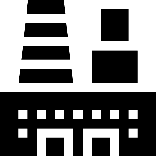 Industry manufacture factory company icon