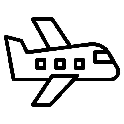 Airplane transport airplane plane icon