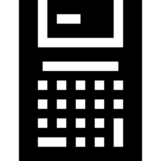 Calculator technological maths commerce and shopping icon Calculator technological maths commerce and shopping icon