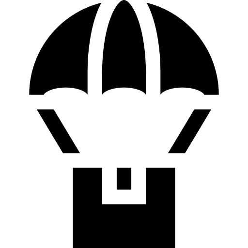 Parcel chute parcel package icon Parcel chute parcel package icon