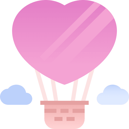 Hot air balloon love air balloon hot air balloon icon