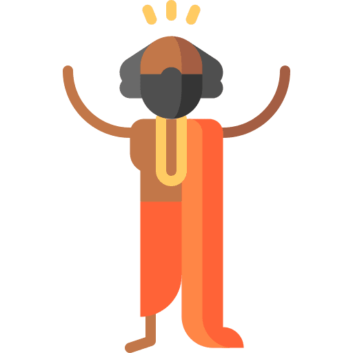 Guru oriental guru meditation icon