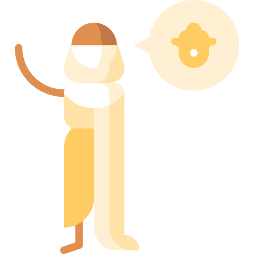 Jainism symbol religious people icon