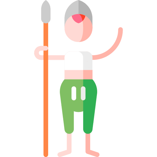 Warrior people armour medieval icon