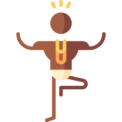 Strenght meditation yoga practice icon Strenght meditation yoga practice icon