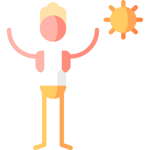 Sun caucasian yoga wellness icon Sun caucasian yoga wellness icon