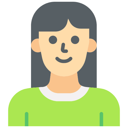 Woman user young profile icon