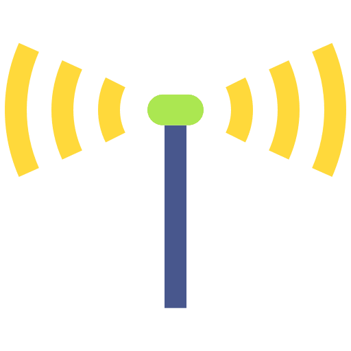 Radio antenna electronics parabolic antenna icon Radio antenna electronics parabolic antenna icon