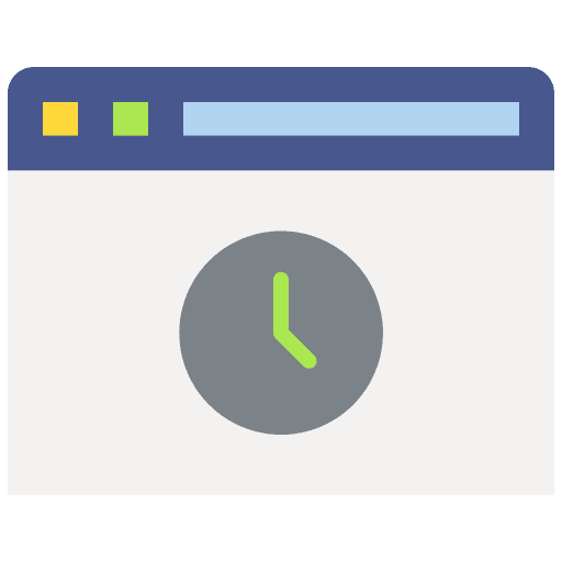 Time time and date follow up time icon Time time and date follow up time icon