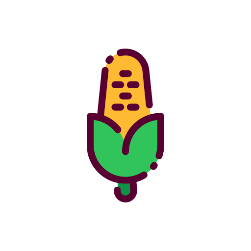 Corn vegetarian organic cultures icon Corn vegetarian organic cultures icon