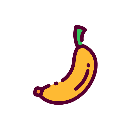 Banana banana cultures diet icon Banana banana cultures diet icon