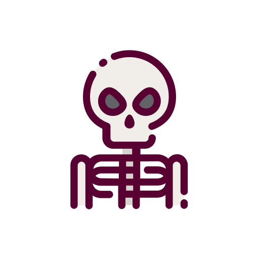 Skeleton dead danger bones icon Skeleton dead danger bones icon