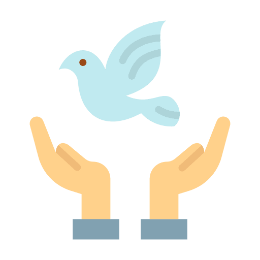 Freedom bird pigeon dove icon