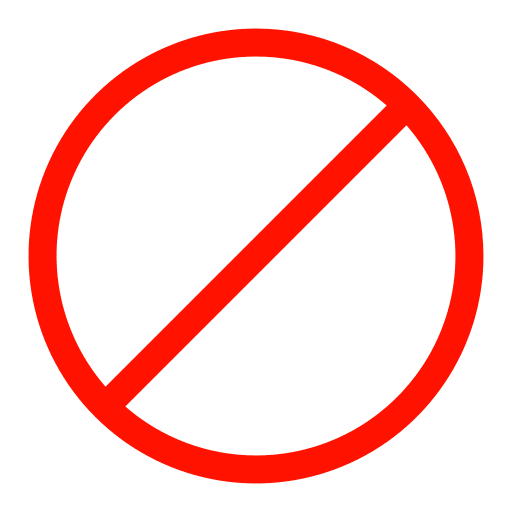 Stop sign forbidden forbidden sign limitation icon