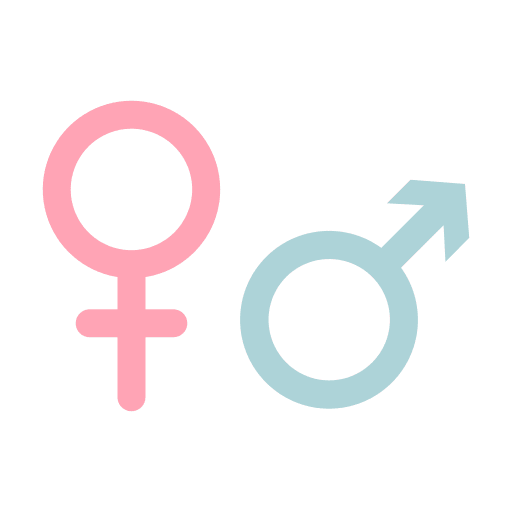 Gender female equality shapes icon Gender female equality shapes icon